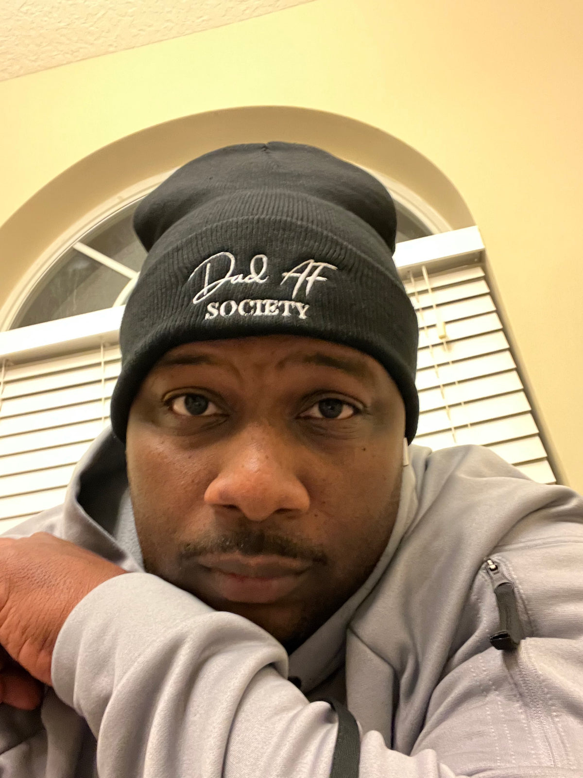 Dad AF Society Embroidered Beanie image 1