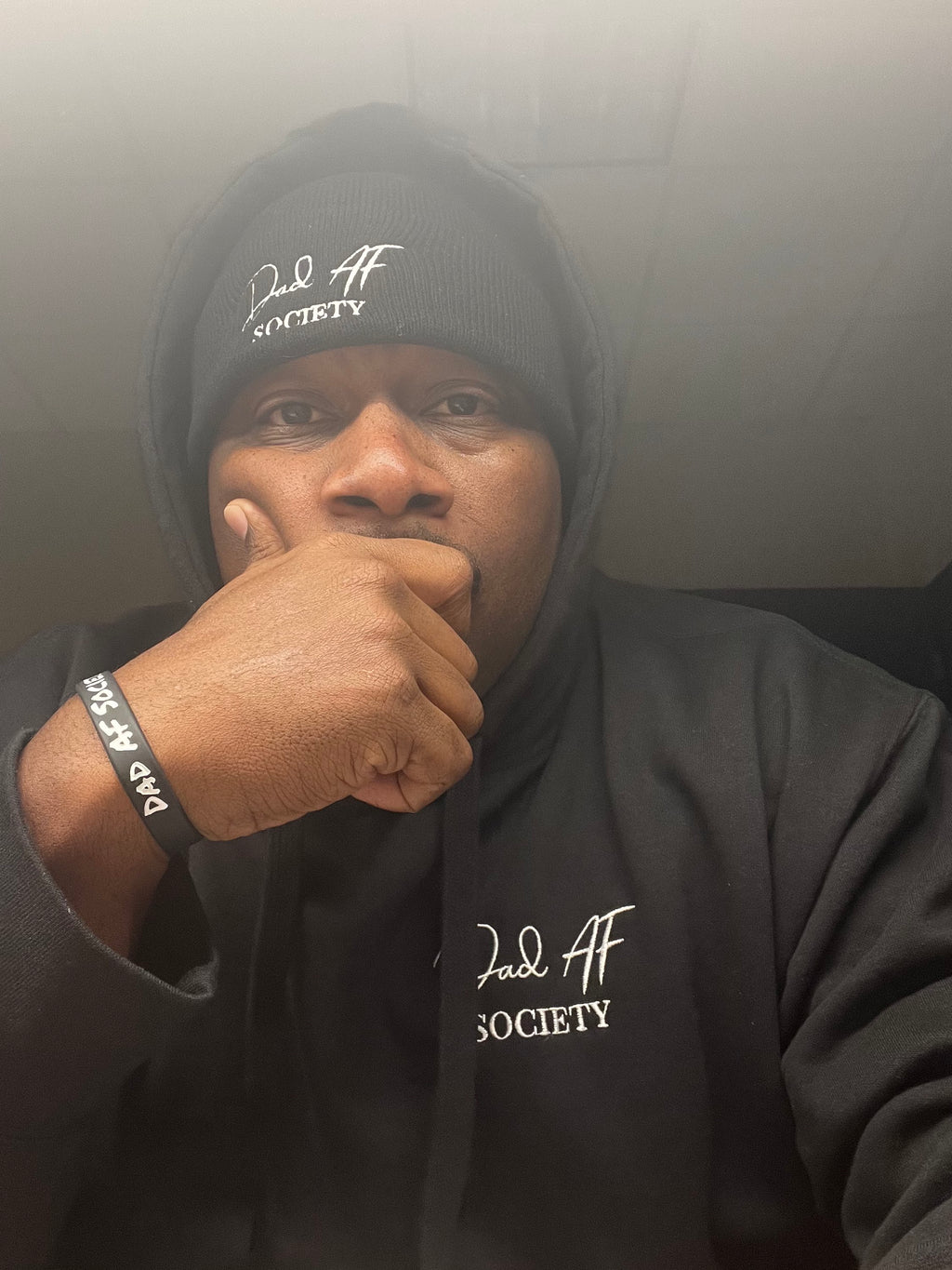 Dad AF Society Embroidered Beanie image 4